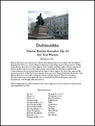 Dubinushka Concert Band sheet music cover Thumbnail